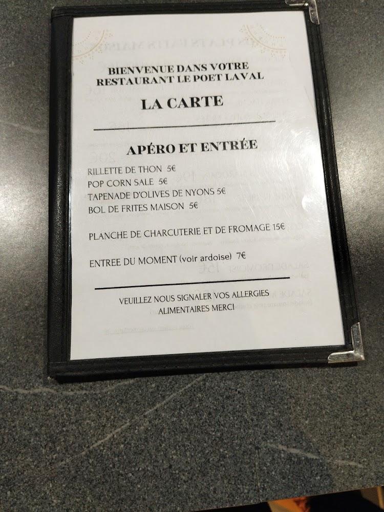 Restaurant Le Poet Laval - Menu Image 4